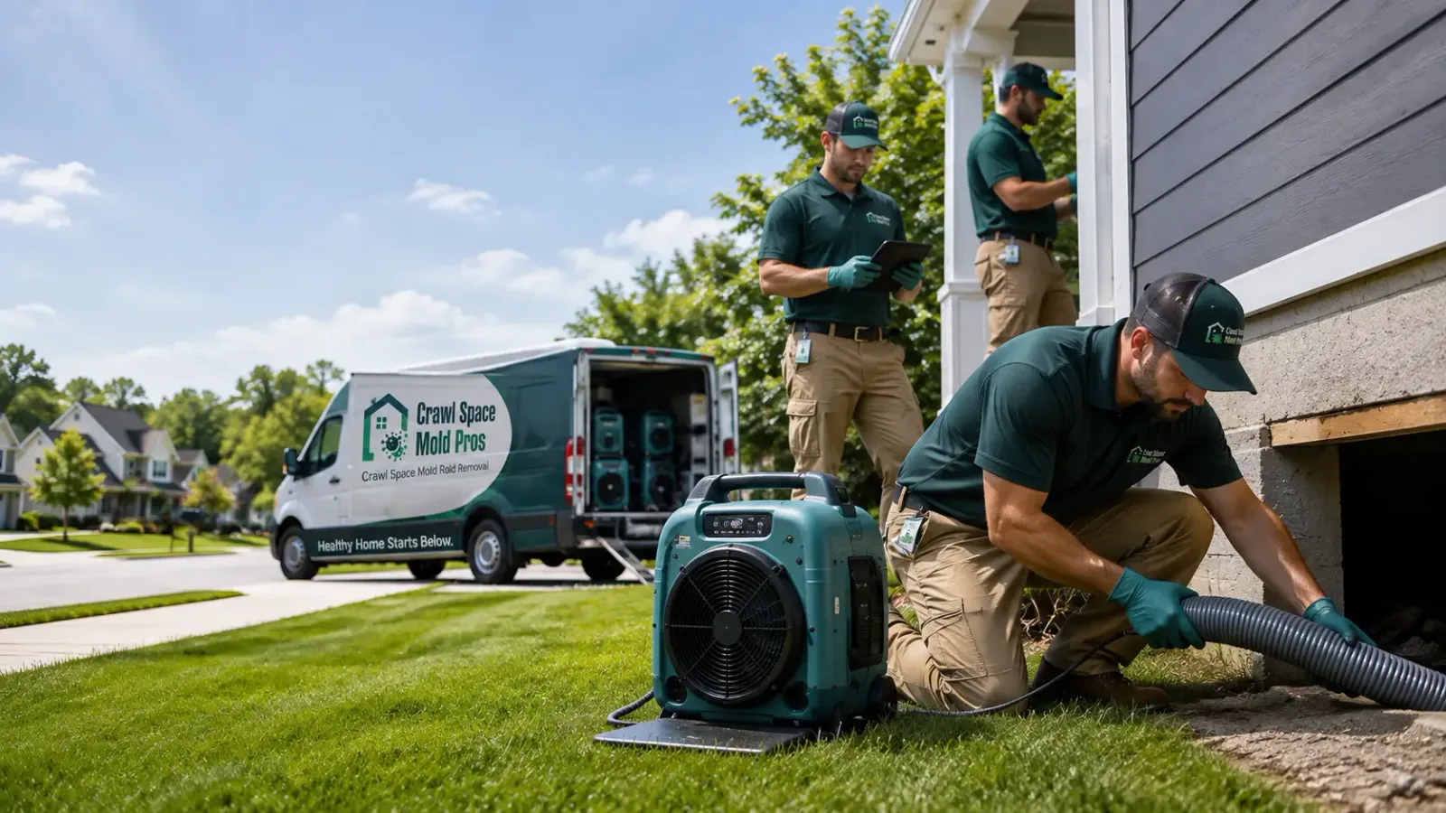 Crawl Space Mold Removal in Red Oak, IA